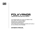 folkvangr HEADPHONE AMPLIFIER AND PREAMP Owner's manual