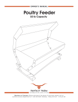 FANTASY FARM50 lb Capacity Poultry Feeder