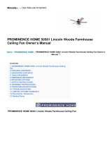Prominence Home50581 Lincoln Woods Farmhouse Ceiling Fan