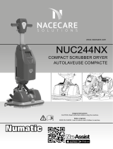 NACECARE SOLUTIONS NUC244NX Compact Scrubber Dryer Owner's manual