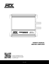 MTX Audio MUD100.4 Owner's manual