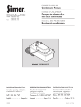 Simer 2520ULST Condensate Pumps Owner's manual