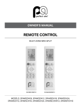 Perfect aireRG10B(D1)-BGEFU1 Multi-Zone Mini-Split Remote Control