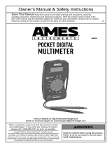 Ames DM300 Owner's manual