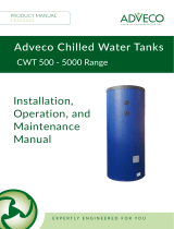 Adveco CWT 500 Chilled Water Tanks Owner's manual