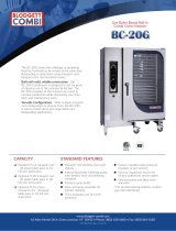 Blodgett Combi BC-20G Gas Boiler Based Roll In Combi Oven or Steamer Owner's manual