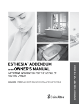 BainUltra Esthesia Addendum Owner's manual