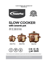 PowerPacPPSC35 3.5L Slow Cooker