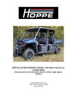 Hoppe 1000 Off-Road Sound System For Cfmoto Uforce Owner's manual