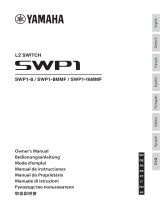 Yamaha SWP1-16MMF Owner's manual