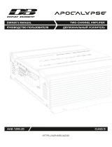 Alphard AAB-1200.2D Two-Channel Amplifier Owner's manual