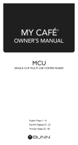 Bunn MCU Owner's manual