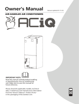 ACiQ 48-60K Air Handler And Conditioners Owner's manual