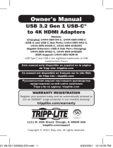 Tripp Lite U444-06N-H4-C Owner's manual