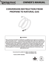 BRAND-MAN GRILL BRAND-MAN GRILL Conversion Owner's manual