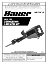 Bauer 1632E-B Owner's manual