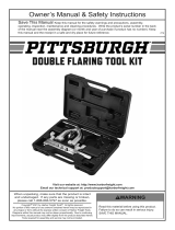 Harbor Freight Tools Harbor Freight Flaring Tool Kit: Pittsburgh Double Owner's manual