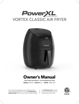 Power XL ID1501A Vortex Classic Air Fryer Owner's manual