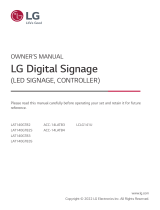 LG LAT140GT82 Owner's manual