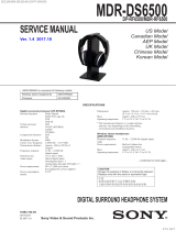 Sony MDR-DS6500 Owner's manual