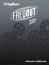 DigiTech FreqOut Owner's manual