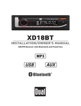 DUAL LITE DUAL-LITE XD18BT AM/FM Receiver Owner's manual