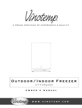 Vinotemp VT-FZR24OI Owner's manual