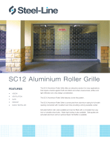 Steel-Line Steel-Line SC12 Aluminium Roller Grille Owner's manual