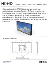 HI-ND HI-ND Wall Casing Easy 55Inch Landscape Owner's manual