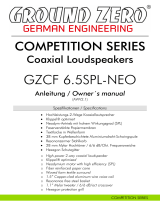 Ground-Zero GZCF 6.5SPL-NEO Owner's manual