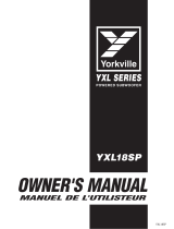 YORKVILLE YXL Series Owner's manual