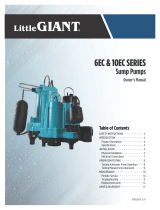 Franklin Electric 10EC Series Cast Iron Submersible Sump Pumps Owner's manual