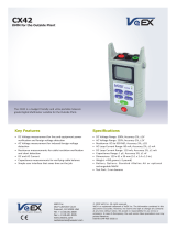 VeEX CX42 Owner's manual