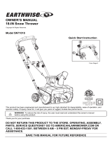 EarthWise SN71018 User guide