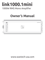 Wavtech link1000.1mini Owner's manual