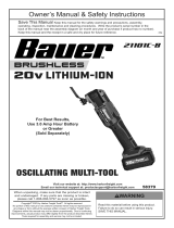 Bauer 58379 Owner's manual