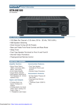 Sony STR-DE185 Owner's manual