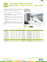 ASD UCB-9D3CC-WH LED Under Cabinet Bullnose Owner's manual