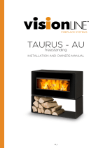 VisionLine TAURUS – AU Freestanding Wood Heater Owner's manual