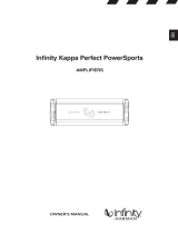 Infinity KP3002 Kappa Perfect PowerSports Amplifiers Owner's manual