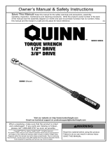 Quinn 58995 Owner's manual