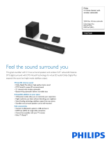 Philips TAB7568 5.1 Home Theater Owner's manual