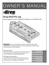 Kreg KMA3225 Owner's manual