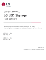 LG LCCM019-GN PD-LCCMA Owner's manual