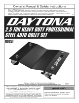 Daytona DD25T 2.5 Owner's manual