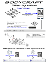 BodyCraft F734 Owner's manual