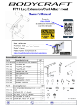 BodyCraft F711 Owner's manual