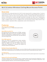 Wi-Tek Wi-Tek WI-AP218AX-Lite Wi-Fi 6 Indoor Wireless Ceiling Mount Access Point Owner's manual