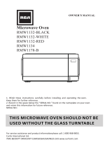RCA RMW1132 Owner's manual