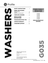 GE Appliances PTW Series Owner's manual